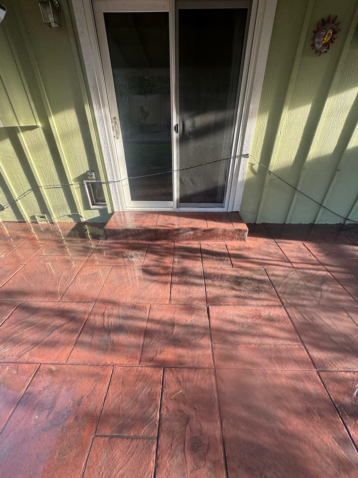 Covered Patio with Tile Floor — Yardage Outdoor Living